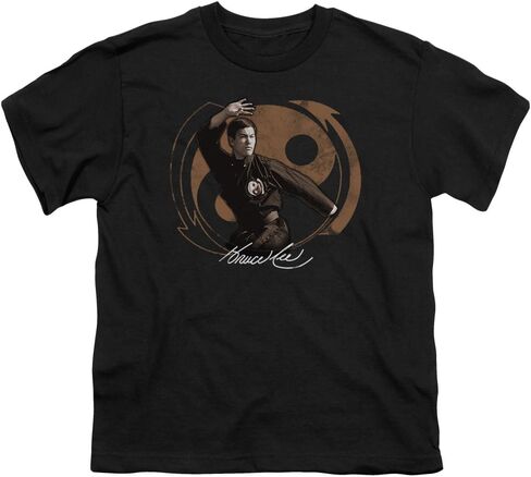 Bruce Lee Jeet Kun Do Pose Unisex Youth T Shirt for Boys and Girls in Saudi Arabia