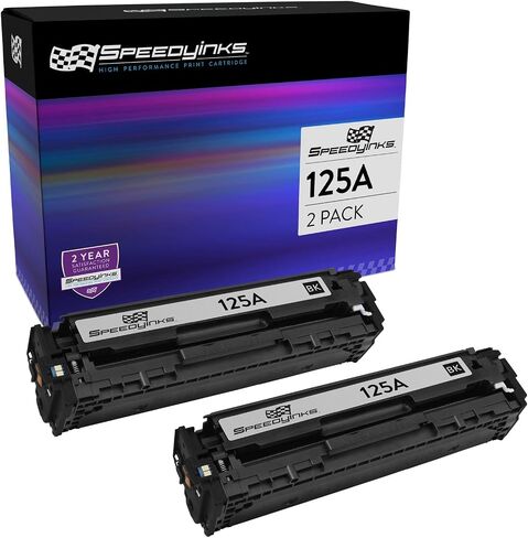 Speedy Inks Remanufactured Toner Cartridge Replacement for HP 125A CB540A (Black, 2-Pack) in Saudi Arabia