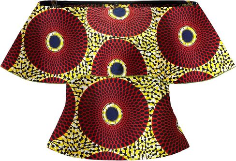 SHENBOLEN Women African Print Top Ankara Shirt in Saudi Arabia