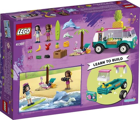 LEGO Friends Juice Truck Truck 41397 Building Kit; Kids Food Truck Featuring Friends Emma Mini-Doll Figure, New 2020 (103 Pieces) in Saudi Arabia