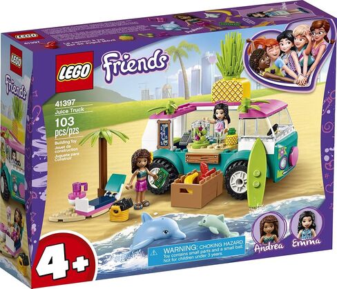 LEGO Friends Juice Truck Truck 41397 Building Kit; Kids Food Truck Featuring Friends Emma Mini-Doll Figure, New 2020 (103 Pieces) in Saudi Arabia