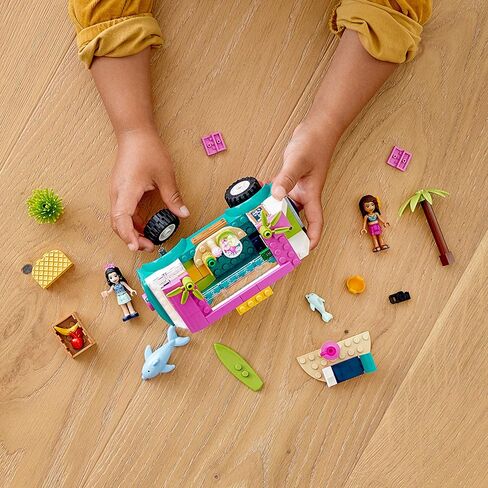 LEGO Friends Juice Truck Truck 41397 Building Kit; Kids Food Truck Featuring Friends Emma Mini-Doll Figure, New 2020 (103 Pieces) in Saudi Arabia