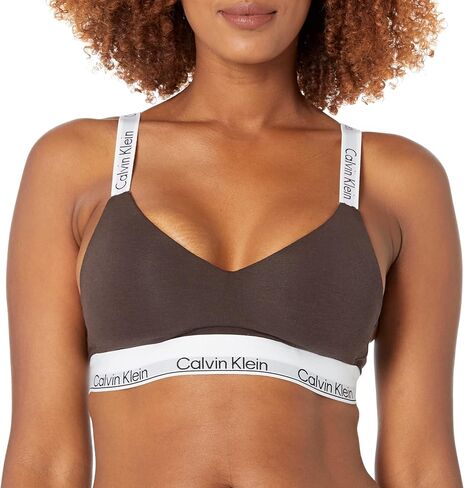حمالة صدر نسائية عصرية من القطن الطبيعي من Calvin Klein مبطنة بشكل خفيف in Kuwait