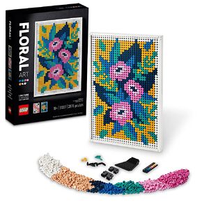 LEGO Art Floral Art 31207 Botanical Building Set; Wall Decor DIY Kit for Adults (2,870 Pieces) in Saudi Arabia