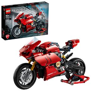 LEGO Technic Ducati Panigale V4 R 42107 Motorcycle Toy Building Kit, Build A Model Motorcycle, Featuring Gearbox and Suspension (646 Pieces), in Kuwait