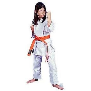 PROFORCE 6oz 100% Cotton Karate Gi/Uniform - White - Size 2 in Saudi Arabia