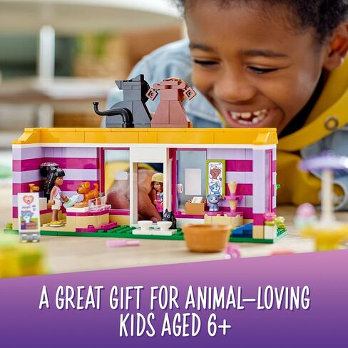 LEGO Friends Pet Adoption Café 41699 Building Toy Set for Kids, Girls, and Boys Ages 6+ (292 Pieces) in Saudi Arabia