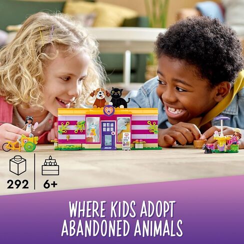 LEGO Friends Pet Adoption Café 41699 Building Toy Set for Kids, Girls, and Boys Ages 6+ (292 Pieces) in Saudi Arabia