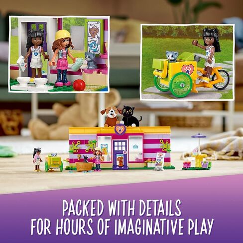 LEGO Friends Pet Adoption Café 41699 Building Toy Set for Kids, Girls, and Boys Ages 6+ (292 Pieces) in Saudi Arabia