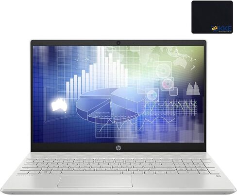 2020 Newest HP Pavilion Laptop, 15.6" Full HD Touchscreen, Intel Core i7-1065G7 Processor, 32GB RAM, 1TB PCIe NVMe SSD, Backlit Keyboard, Webcam, Zoom Meeting, Windows 10 Home, KKE Bundle, Grey in Saudi Arabia
