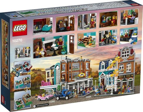LEGO Creator Expert Bookshop 10270 Modular Building, Home Décor Display Set for Collectors, Advanced Collection, Gift Idea for 16 plus Year Olds in Saudi Arabia