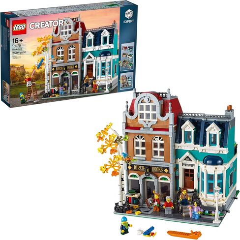 LEGO Creator Expert Bookshop 10270 Modular Building, Home Décor Display Set for Collectors, Advanced Collection, Gift Idea for 16 plus Year Olds in Saudi Arabia