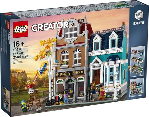 LEGO Creator Expert Bookshop 10270 Modular Building, Home Décor Display Set for Collectors, Advanced Collection, Gift Idea for 16 plus Year Olds in Saudi Arabia