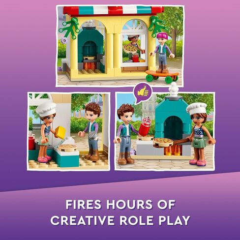 LEGO Friends Heartlake City Pizzeria 41705 Building Toy Set for Kids, Girls, and Boys Ages 5+ (144 Pieces) in Saudi Arabia
