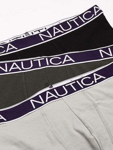 Nautica Men's 3-Pack Classic Underwear Cotton Stretch Boxer Brief in Saudi Arabia