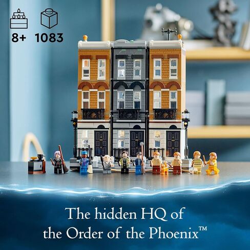 LEGO Harry Potter 12 Grimmauld Place 76408 Building Toy Set for Kids, Girls, and Boys Ages 8+ (1,083 Pieces) in Saudi Arabia