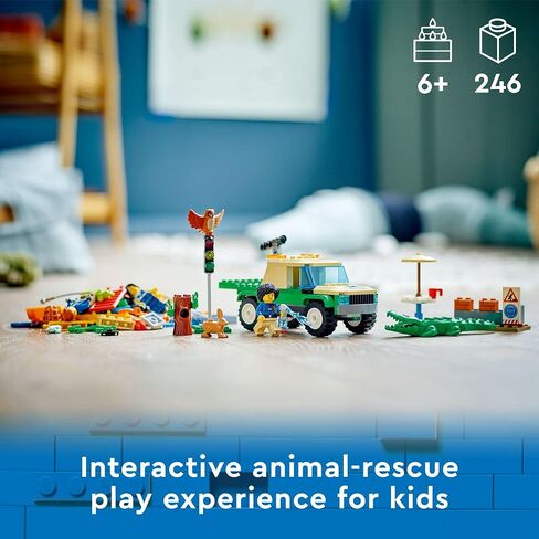 LEGO City Wild Animal Rescue Missions 60353 Interactive Digital Building Toy Set for Kids, Boys, and Girls Ages 6+ (246 Pieces) in Saudi Arabia