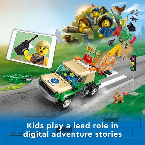 LEGO City Wild Animal Rescue Missions 60353 Interactive Digital Building Toy Set for Kids, Boys, and Girls Ages 6+ (246 Pieces) in Saudi Arabia