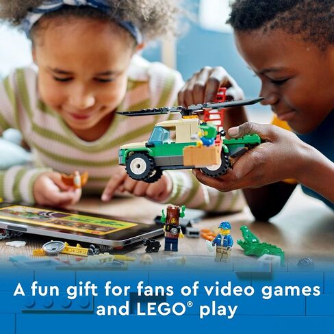 LEGO City Wild Animal Rescue Missions 60353 Interactive Digital Building Toy Set for Kids, Boys, and Girls Ages 6+ (246 Pieces) in Saudi Arabia