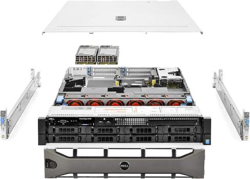 Dell PowerEdge R730 Server 2X E5-2667v3 3.20Ghz 16-Core 192GB 8X 6TB H730 Rails (Renewed) in Saudi Arabia