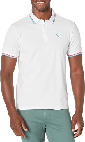 GUESS Men's Pop Trim Polo Shirt in Saudi Arabia