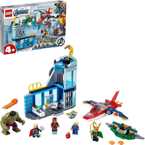 LEGO Marvel Avengers Wrath of Loki 76152 Building Toy with Marvel Avengers Minifigures and Tesseract; Great Gift for Kids Who Love Captain Marvel, Iron Man and Thor (223 Pieces) in Saudi Arabia