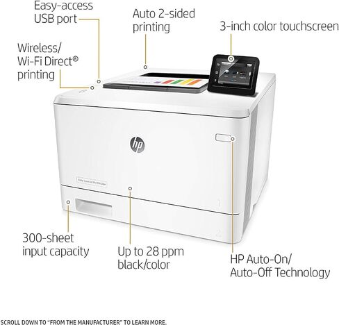 HP Laserjet Pro M452dw Wireless Color Printer, (CF394A) in Saudi Arabia