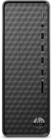 HP - S01-aF0011 Slim Desktop, AMD Athlon Silver 3050U, 4GB RAM, 256 GB SSD, Windows 10 Home (S01-aF0011, Black) Jet Black in Kuwait