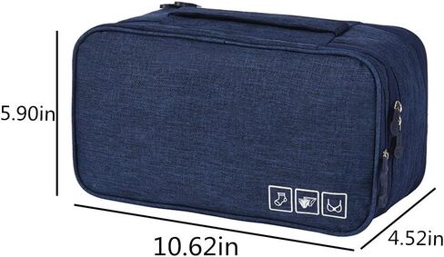 Portable Underwear Bra Storage Bag Waterproof Travel Organizers Multi-Layer Toiletry Packing Cube in Kuwait