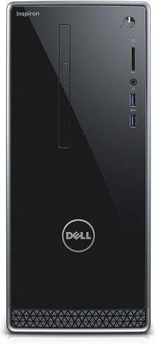 2016 Dell Inspiron 3650 Desktop Black (Intel Core i3-6100 Processor 3.70 GHz, 8GB DDR3L RAM, 1TB HDD, DVD, Wifi, Bluetooth, Windows 7/10 Professional) Keyboard/Mouse Included in Saudi Arabia