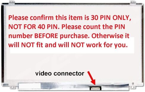 HP 15-F233WM 15-F272WM LCD Screen Replacement for 15.6" New LED Display 30 Pin in Saudi Arabia