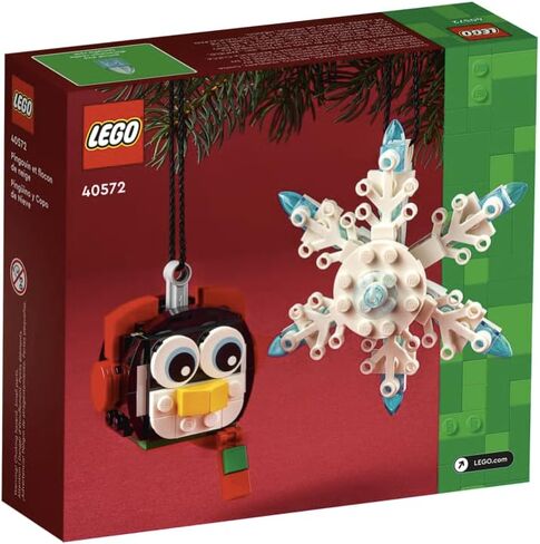 Lego Penguin & Snowflake Ornament (40572) Christmas Decoration Holiday 2022 in Saudi Arabia