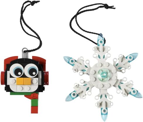 Lego Penguin & Snowflake Ornament (40572) Christmas Decoration Holiday 2022 in Saudi Arabia