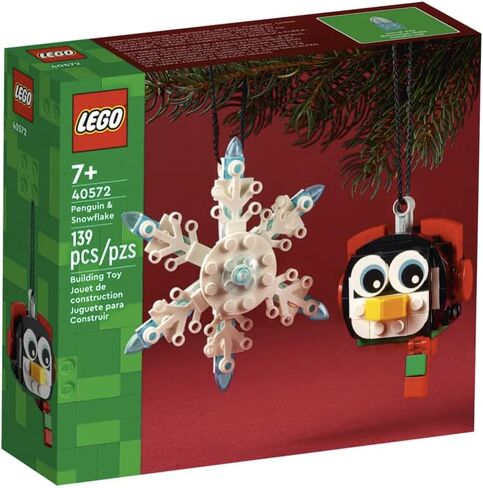 Lego Penguin & Snowflake Ornament (40572) Christmas Decoration Holiday 2022 in Saudi Arabia