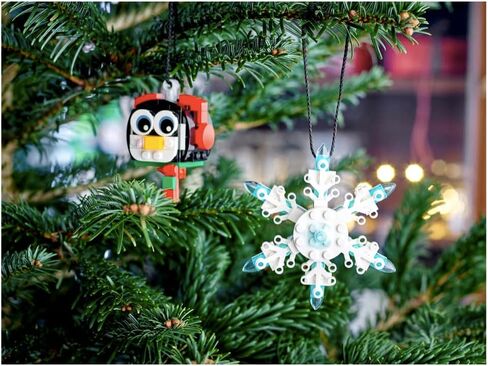Lego Penguin & Snowflake Ornament (40572) Christmas Decoration Holiday 2022 in Saudi Arabia