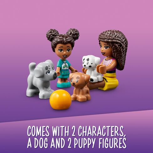 LEGO Friends Pet Playground 41698 Building Kit Designed to Grow Imaginations; Animal Playset Comes with Andrea and 3 Dog Toys; Creative Birthday Gift Idea for Kids Aged 5 and up (210 Pieces) in Saudi Arabia