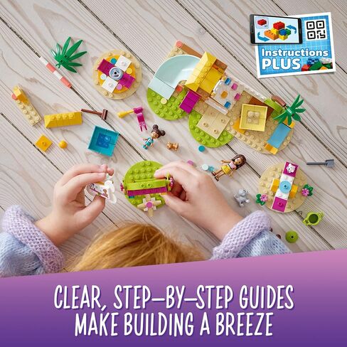 LEGO Friends Pet Playground 41698 Building Kit Designed to Grow Imaginations; Animal Playset Comes with Andrea and 3 Dog Toys; Creative Birthday Gift Idea for Kids Aged 5 and up (210 Pieces) in Saudi Arabia