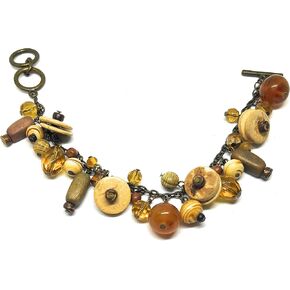 Cookie Lee Wood Toggle Bracelet (B6) in Saudi Arabia