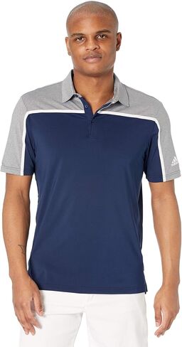 adidas Men's Ultimate365 3-Stripes Recycled Polyester Polo Shirt in Saudi Arabia