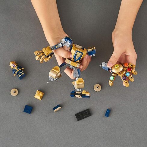 LEGO Marvel Avengers Thanos Mech 76141 Cool Action Building Toy for Kids with Mech Figure Thanos Minifigure (152 Pieces) in Saudi Arabia
