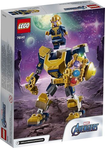 LEGO Marvel Avengers Thanos Mech 76141 Cool Action Building Toy for Kids with Mech Figure Thanos Minifigure (152 Pieces) in Saudi Arabia