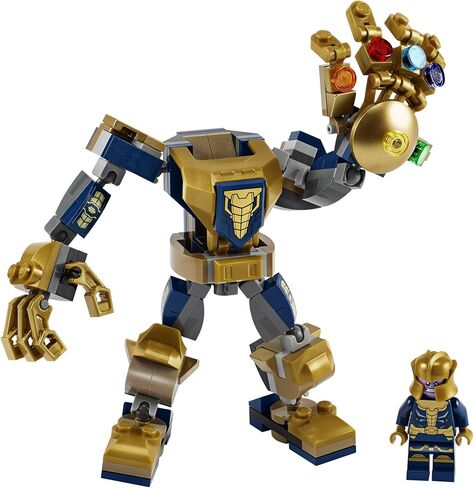 LEGO Marvel Avengers Thanos Mech 76141 Cool Action Building Toy for Kids with Mech Figure Thanos Minifigure (152 Pieces) in Saudi Arabia