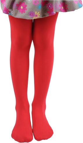leg elegant Girls Microfiber Soft Opaque Footed Tights and Stockings in Kuwait