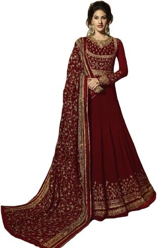 shopNstyle Ready to Wear Indian/Pakistani Ethnic Wear Bollywood Party/Wedding Wear Long Anarkali Suit Salwar Suit for Womens in Saudi Arabia