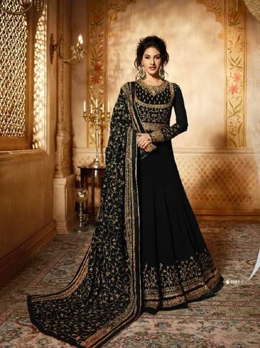 shopNstyle Ready to Wear Indian/Pakistani Ethnic Wear Bollywood Party/Wedding Wear Long Anarkali Suit Salwar Suit for Womens in Saudi Arabia