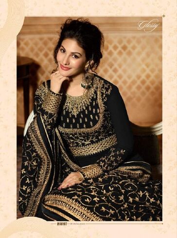 shopNstyle Ready to Wear Indian/Pakistani Ethnic Wear Bollywood Party/Wedding Wear Long Anarkali Suit Salwar Suit for Womens in Saudi Arabia