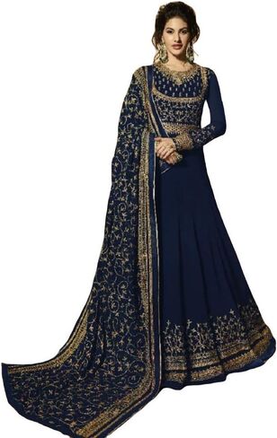 shopNstyle Ready to Wear Indian/Pakistani Ethnic Wear Bollywood Party/Wedding Wear Long Anarkali Suit Salwar Suit for Womens in Saudi Arabia