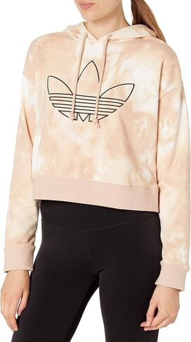 adidas Originals Women's All Over Print Crop Hoodie in Saudi Arabia