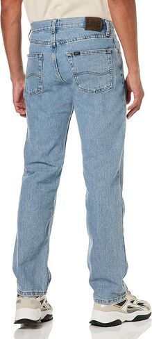 Lee Men's Regular Fit Straight Leg Jean, Light Stone, 31W x 30L in Kuwait