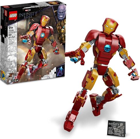 LEGO Marvel Super Heroes Iron Man Figure 76206 Building Toy Set for Kids, Boys, and Girls Ages 9+ (381 Pieces) in Saudi Arabia